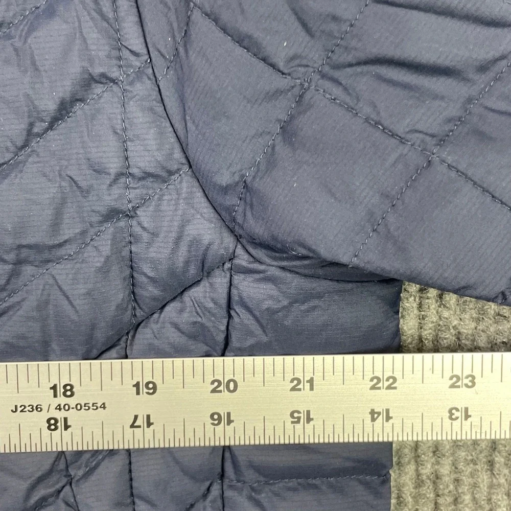 The North Face Thermoball Eco Hoodie Men's XL Navy Puffer Jacket *Broken Zipper